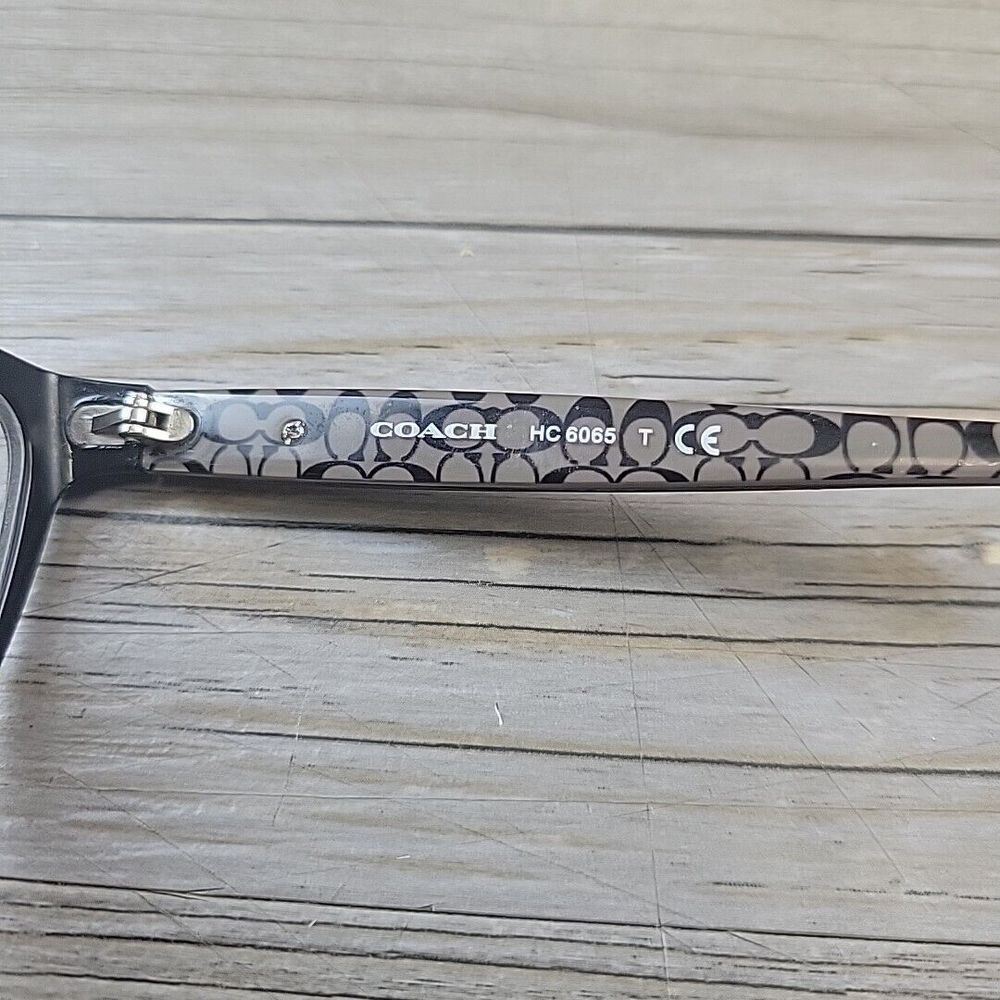 Coach HC6065 5261 Black‎ Military Sig C Womens Eyeglasses 51-17 135 FRAMES ONLY - Picture 4 of 10